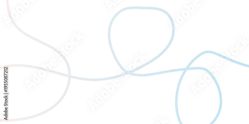 Colorful gradient ribbon line and colorful swirling curves. Abstract wavy flow pattern wallpaper. Line cable for squiggle curve long abstract tangle. Line doodle rope elements.	