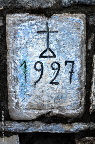 old stone cross