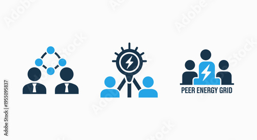 Collaborative people networks, energy innovation ideas, and peer-to-peer grid solutions