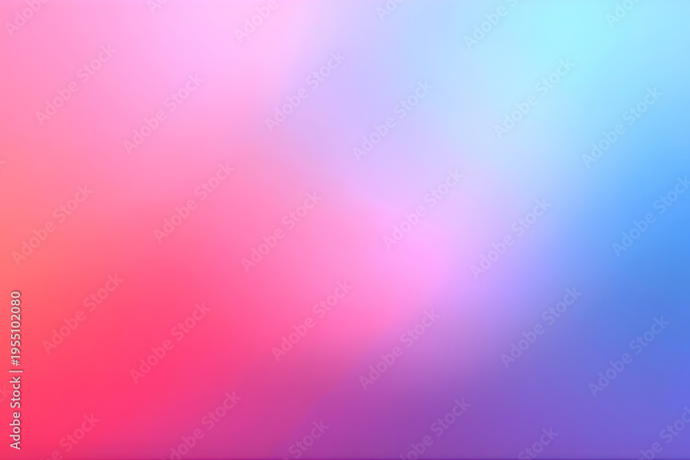 Obraz premium Abstract Mesh Gradient Background with Vibrant Pink and Blue Tones