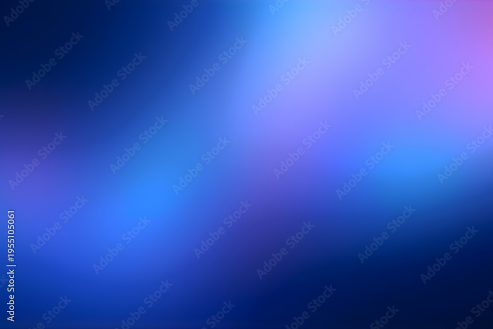 Obraz premium Abstract Blue and Purple Gradient with Soft Light Leak