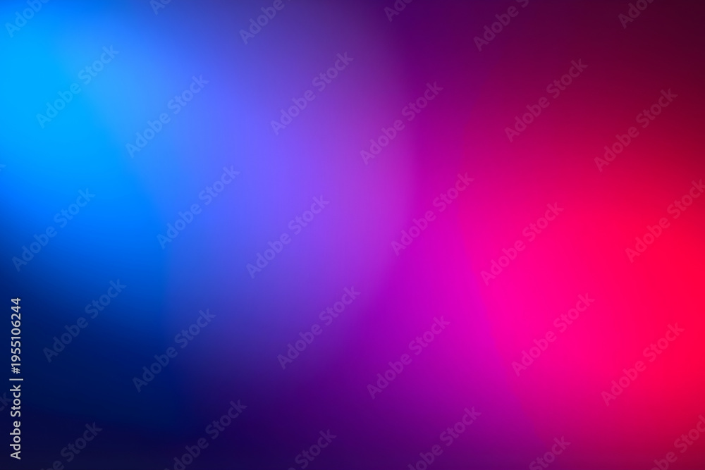 Fototapeta premium Abstract Out of Focus Blue and Magenta Neon Light Background