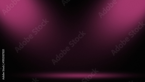 Billede på lærred Pink Spotlight Scene
