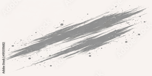 Black ink splat on grunge background with abstract liquid motion