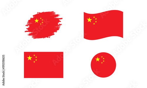 China maps in different shapes