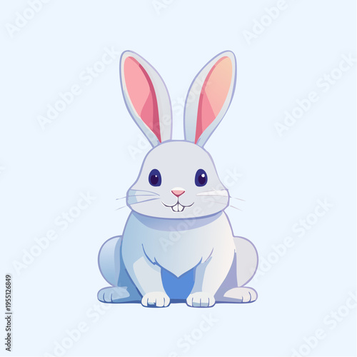 Minimalistischer Osterhase