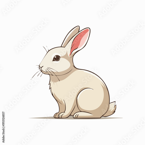 Minimalistischer Osterhase