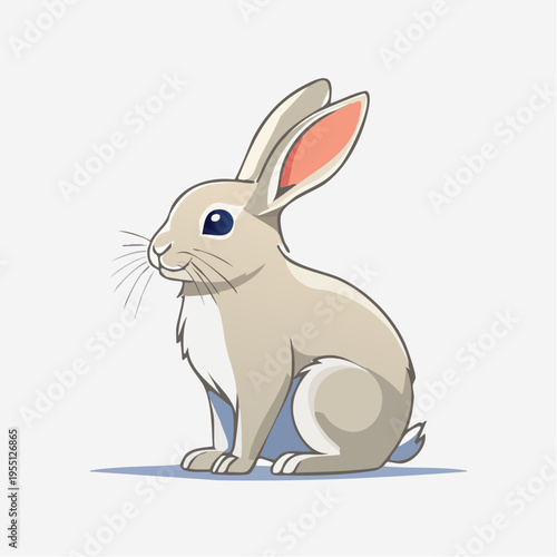 Minimalistischer Osterhase