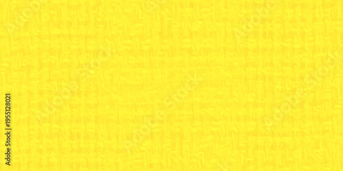Vibrant yellow fabric texture background with fine ribbed woven pattern for textile design and backdrop use