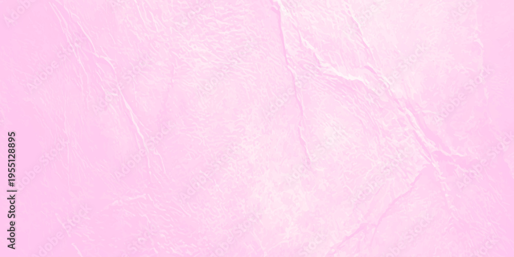 Fototapeta premium Light pink crumpled paper texture background with soft shadows, delicate pastel parchment for feminine design