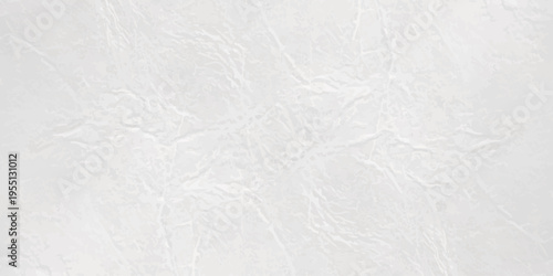 White crumpled paper texture background, elegant abstract wrinkled parchment surface with subtle shadows and creases