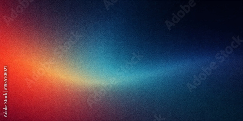 Fotografía Abstract colorful background with glowing blue waves and dynamic gradient energy