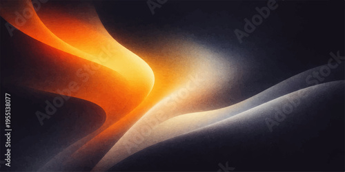 Blazing Fire Flames in Orange and Red Glow