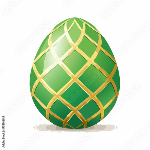 Osterei mit traditionellem keltischen Ornament