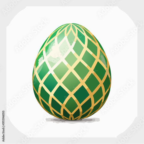 Osterei mit traditionellem keltischen Ornament