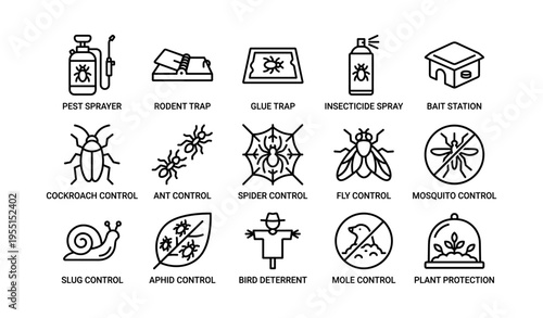 Pest control tools and methods including traps, sprays, and barriers