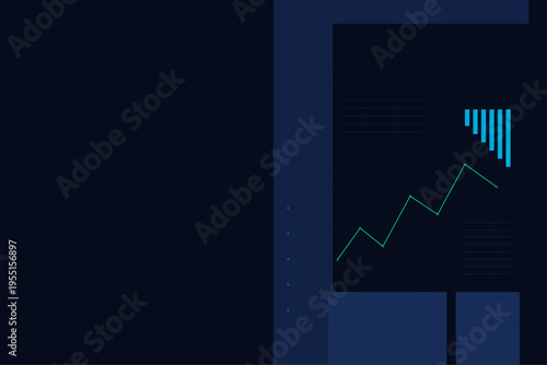 Fintech Trading Dashboard UI Background