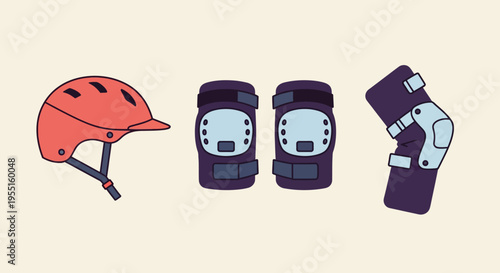 Helmet and pads: essential safety gear for skateboarding and cycling