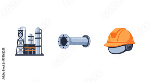 Industrial safety and infrastructure: factory pipeline and