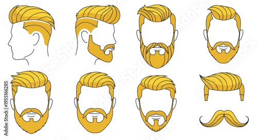 Modern Beard Styles Collection - Trendy Men's Grooming & Haircuts