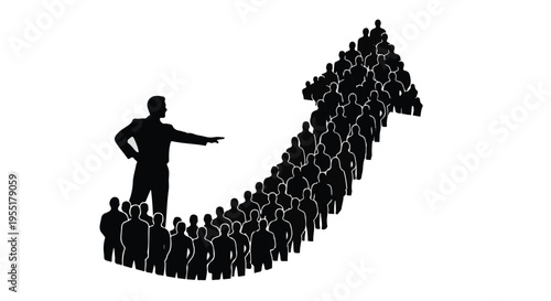 business growth leadership teamwork concept