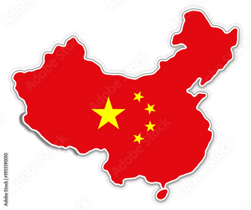 map of China simplified rou...
