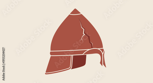 Ancient Roman Gladiator Helmet Headgear.