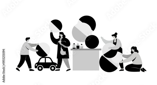 People Working Office Team Collaboration.