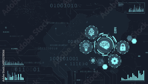 A hand-drawn doodle sketch illustrates education concepts on a digital background with icons and graphs.
