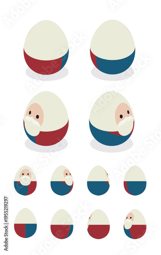 Easter Egg King Herod Isometric Spinning Animation Frame