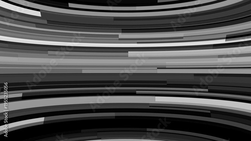 Obraz na plátně Black and white striped pattern background with diagonal lines and gradient shad