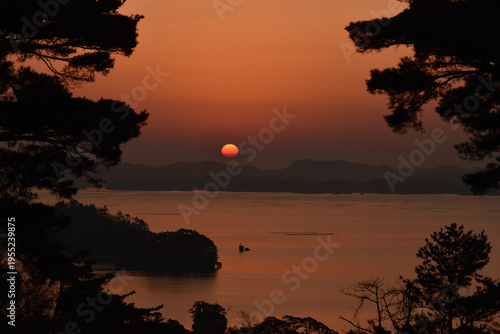 松島の朝日2