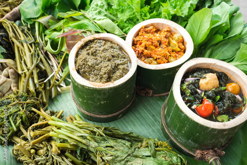 Traditional asia local food...