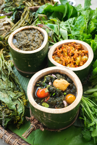 Traditional asia local food...