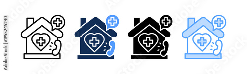 Urgent Care Icon Multiple Style