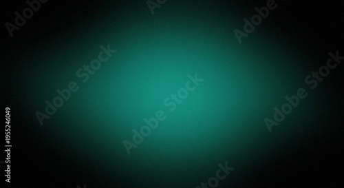 Fotografie A serene gradient of deep teal fading into a dark abyss illustration