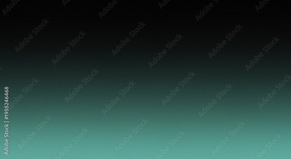 Fototapeta premium A gradient blend from deep black to soft teal hues fading seamlessly across the frame illustration