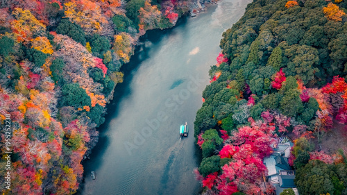NOV 28 2025 Rankyo Gorge Dramatic River Canyon In Kyoto Japan