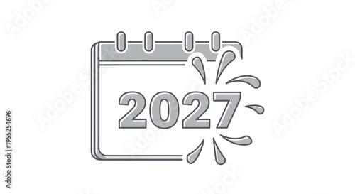 Calendar page with year 2027.