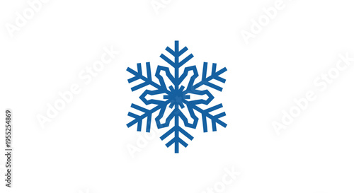 Blue Snowflake Ice Crystal Winter.