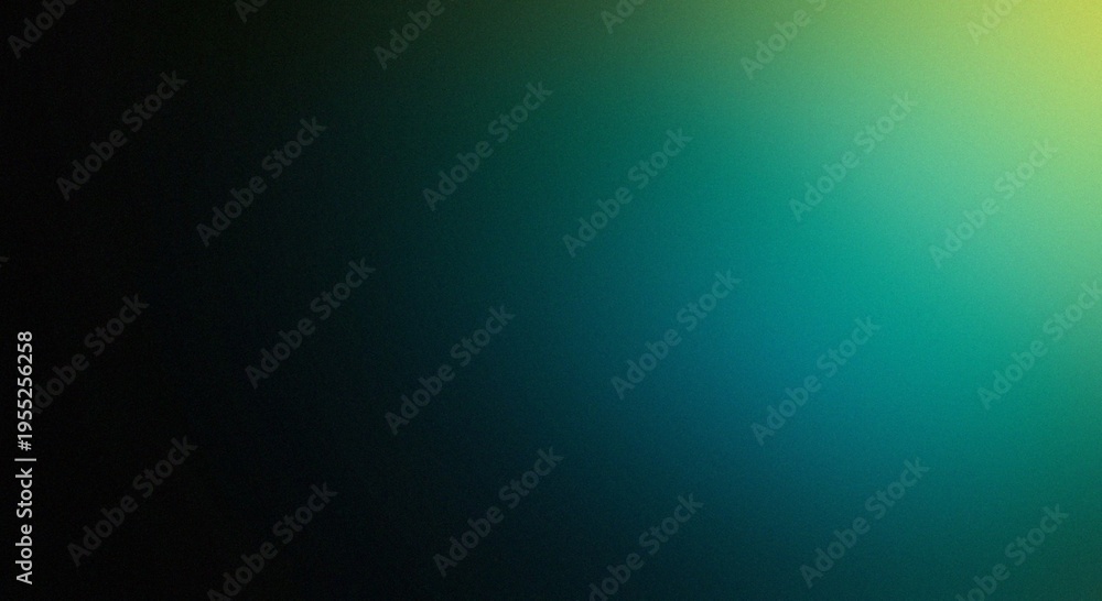 Obraz premium A gradient transition from deep black to soft teal and light green hues illustration