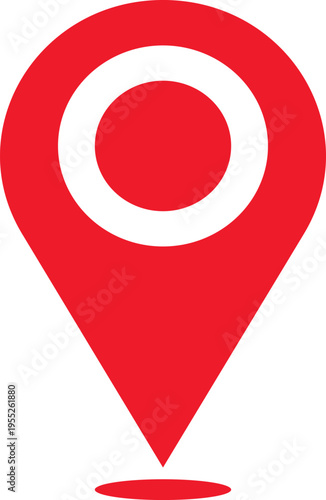 Minimalist Location Pin Icon