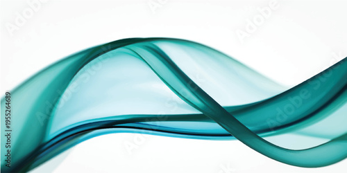 A futuristic digital illustration featuring a flowing blue wave pattern with light curves and motion lines creates an abstract vector backdrop for modern technology wallpaper design