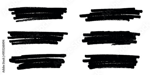 Set of brush paint stroke texture swatch Hand painted background Ink scribble dab clipart Paint smudge for tags and stamps design, beauty fashion poster