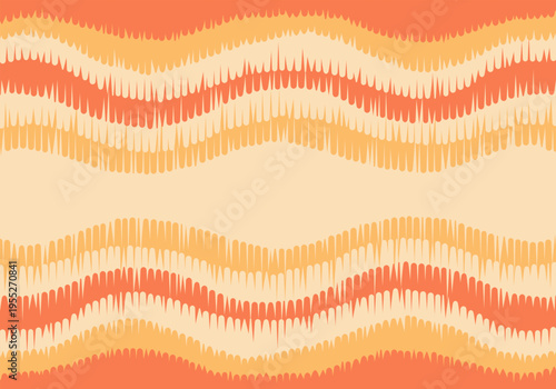 Knitting seamless patterns. Geometric knitted yarn pattern design for wrapping, fabric pattern. Colorful textile and silk pattern for background, wallpaper. Asia knitted fabric pattern for decoration.