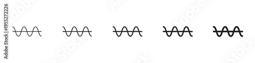 Wave sine icon