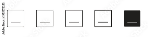 Window Minimize icon