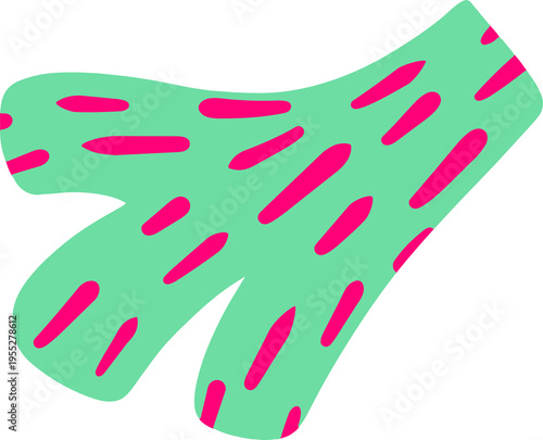 Colorful Abstract Shapes Set – Modern Decorative Doodle Elements Illustration