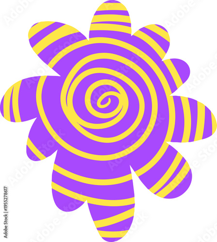 Colorful Abstract Shapes Set – Modern Decorative Doodle Elements Illustration
