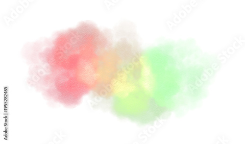 Abstract colorful paint strokes watercolor PNG. Color splashes or paint stains or paint brushes effect.